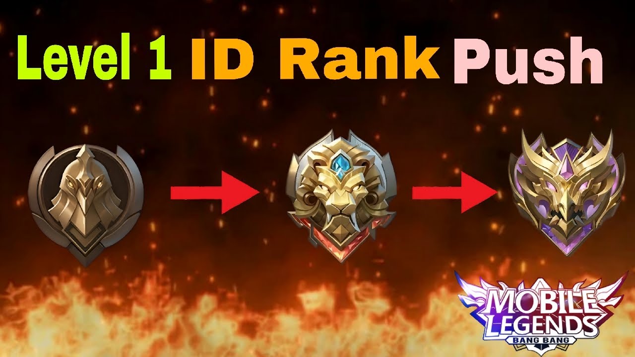 New ID Rank Push Challenge 🔥 | 0 Level to Epic Fast | MLBB