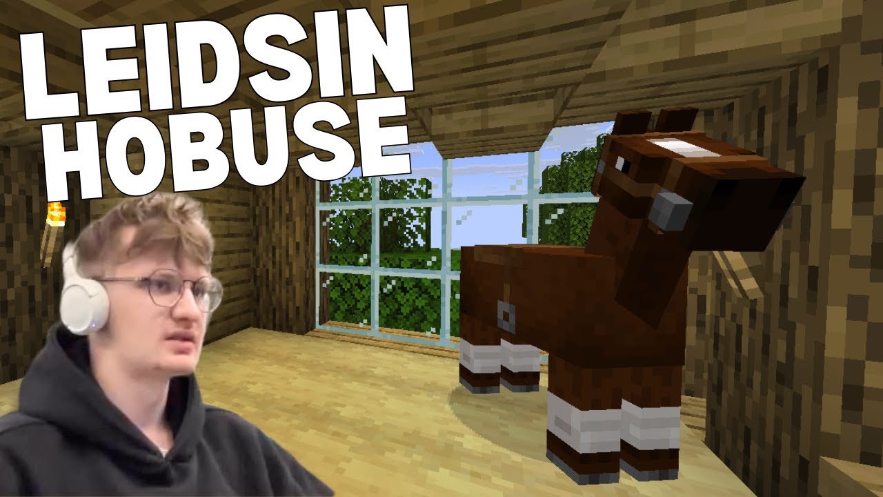 Maja Ehitamie Jätkub & Hobuse Taltsutamine - Minecraft osa 2