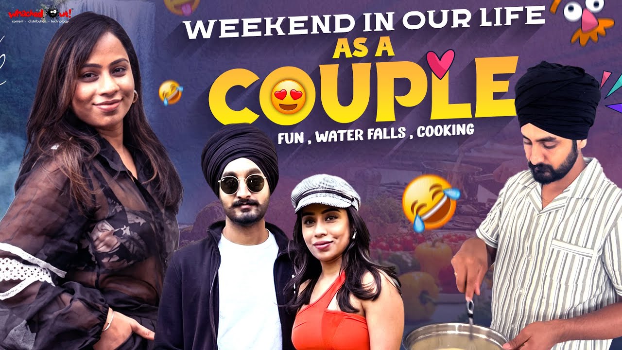 మా Weekend Memories✨| Weekend as a couple 😍 Cooking Together & Chasing Waterfalls! | #SukhSanthi