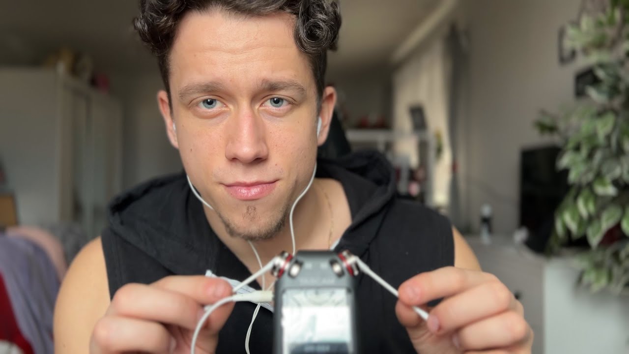 Cleaning your ears ASMR (male whispered ramble)