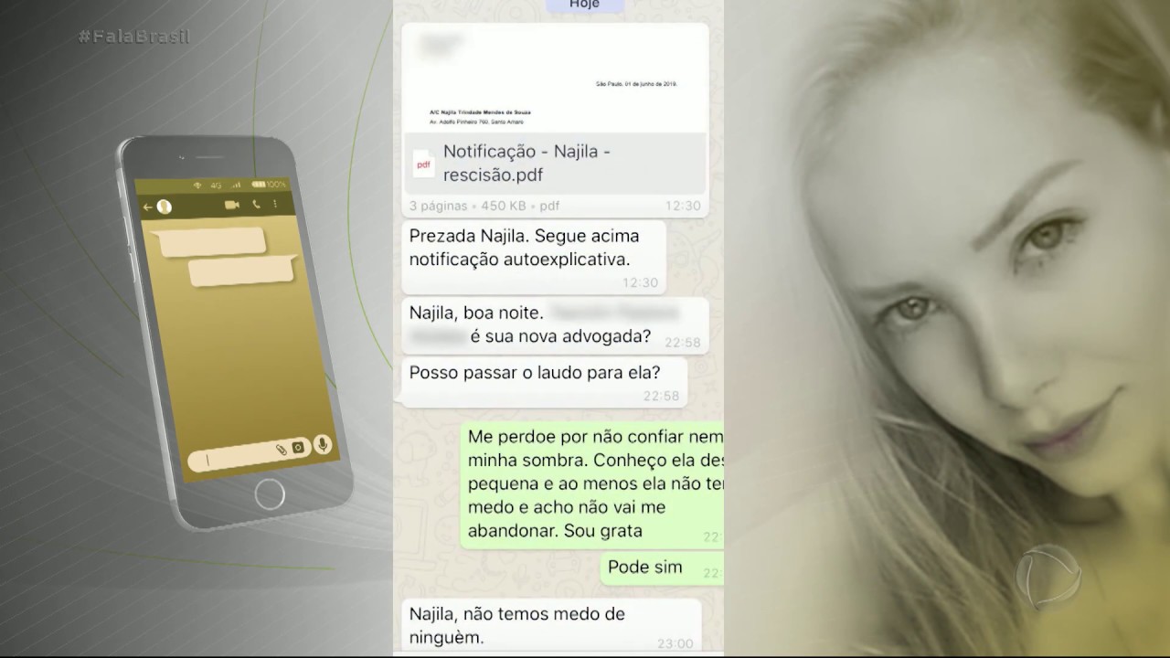 Nájila Trindade confirma denúncias de agressão e estupro contra Neymar