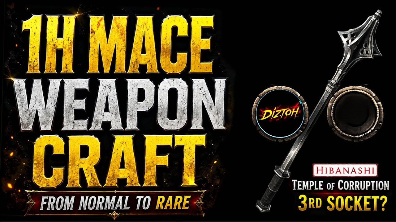 ⚡ How to Craft a One-Handed Mace | Double Crafted Mod Tech Explained | PoE 2