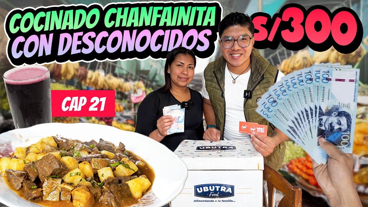 RETO DE COCINA: Le dí 300 soles a un DESCONOCIDO para que me Cocine CHANFAINITA… SU historia me marc