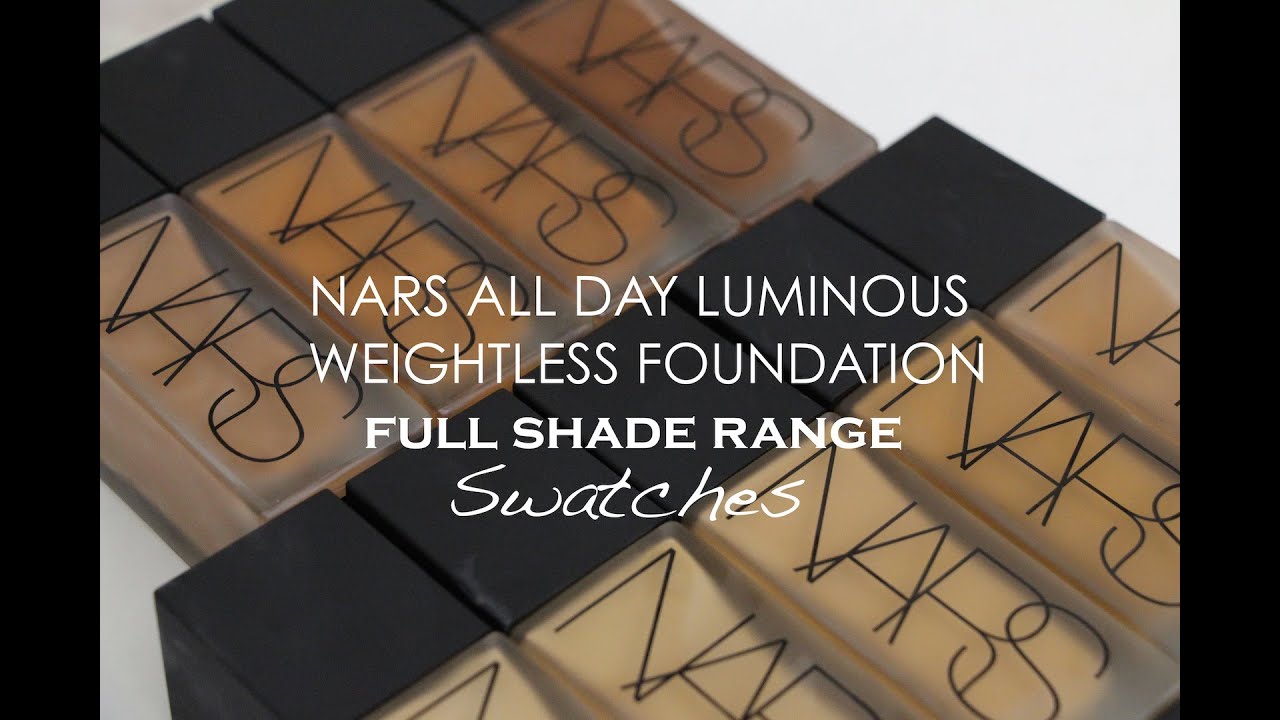 NARS ALL DAY LUMINOUS foundation swatches and 1st impressions!!!