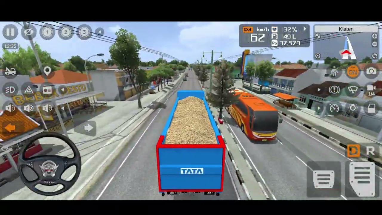 🔥 खतरनाक सड़कों पर विशाल बस 😱🚍 | Bus Simulator Indonesia Gameplay | Full Drive