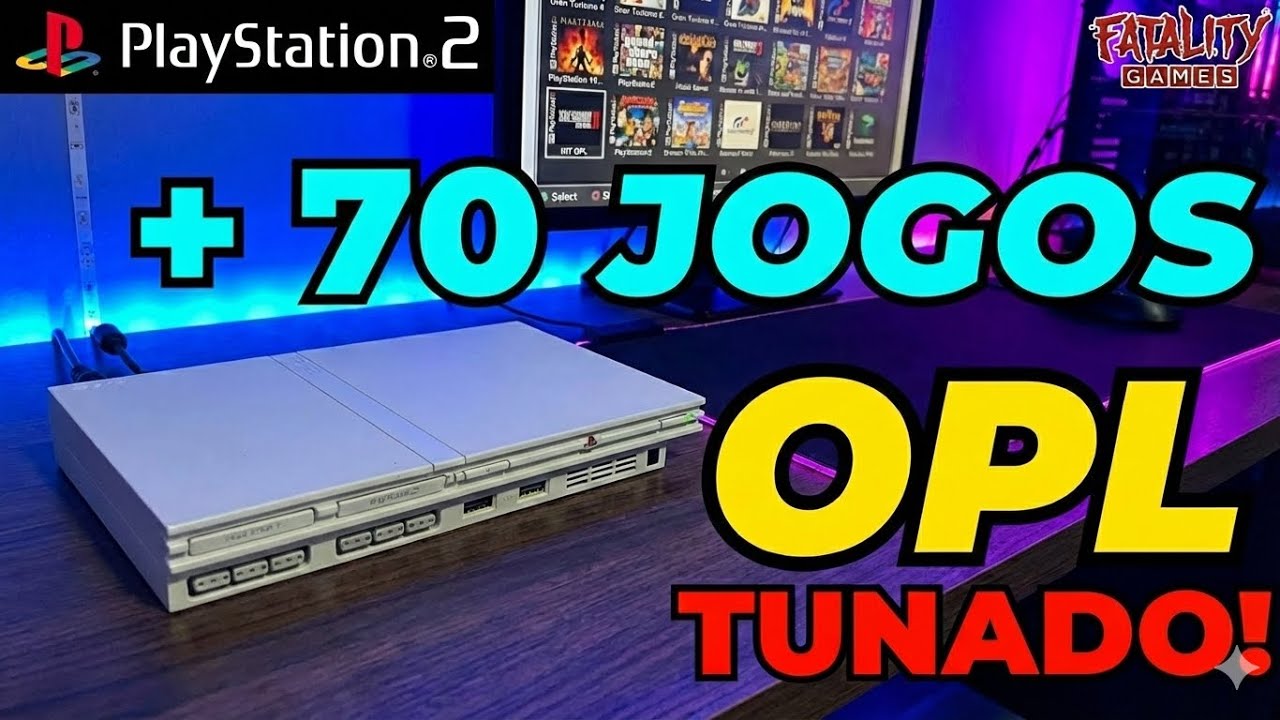 O MELHOR KIT OPL TUNADO! ATUALIZADO E + DE 70 JOGOS!