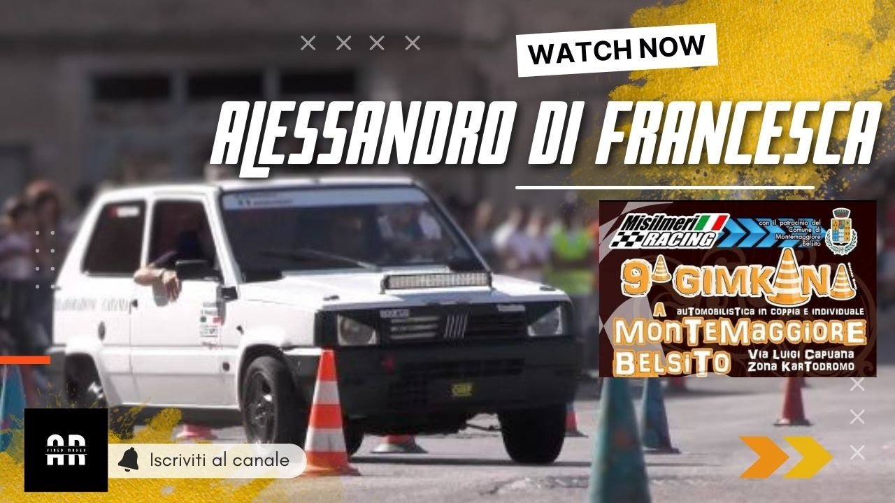 9° Gimkana Montemaggiore Belsito: La Performance di Alessandro Di Francesca in Singolo e Coppia!
