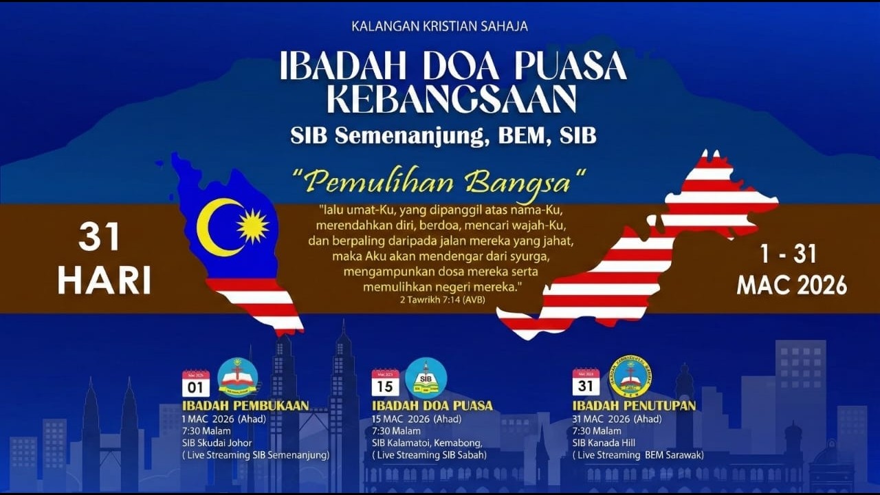 IBADAH DOA PUASA KEBANGSAAN SIB SABAH, BEM, SEMENANJUNG