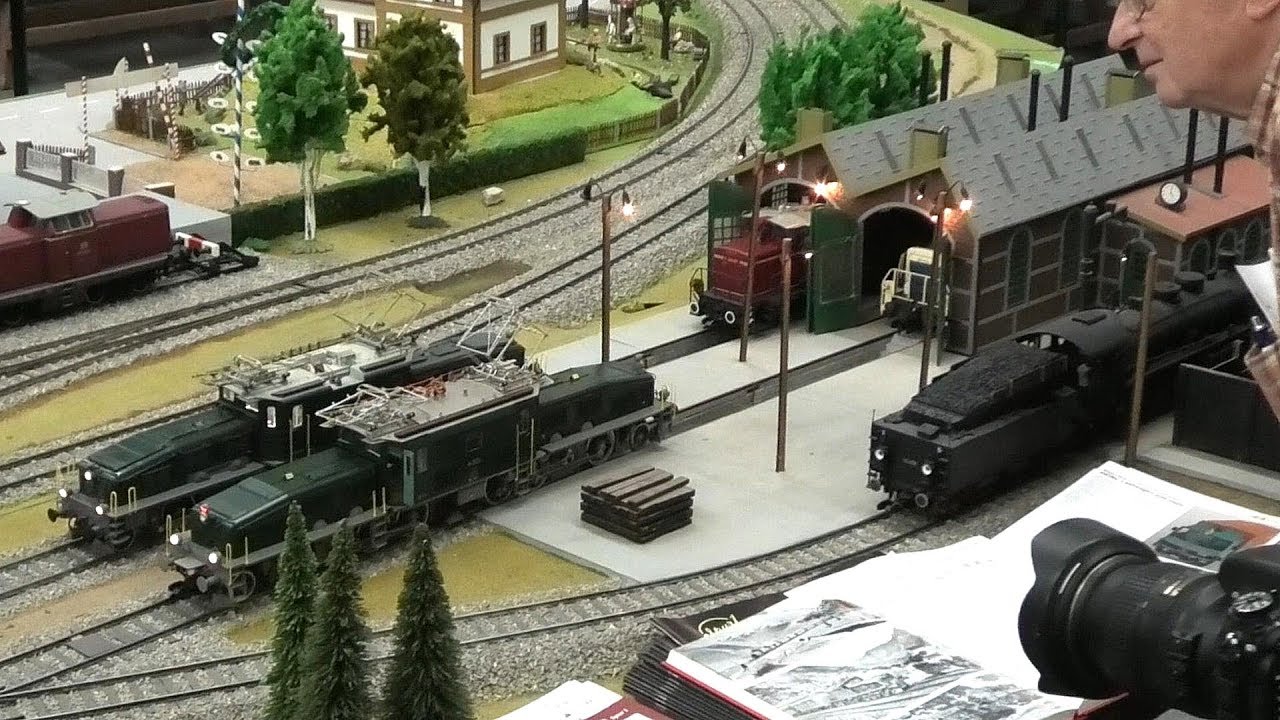 Spur1-Fahrtreffen 3/19 München - EG 1, Krokodil Ce 6/8 III, Rheingold, E73, E50 Modellbahn-1:32