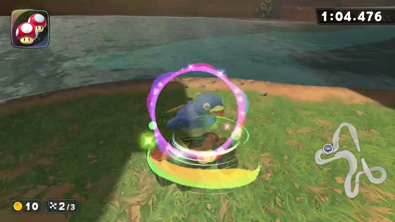 Faraway Oasis - 1:56.974 - James 🇬🇧 (Mario Kart World world record)