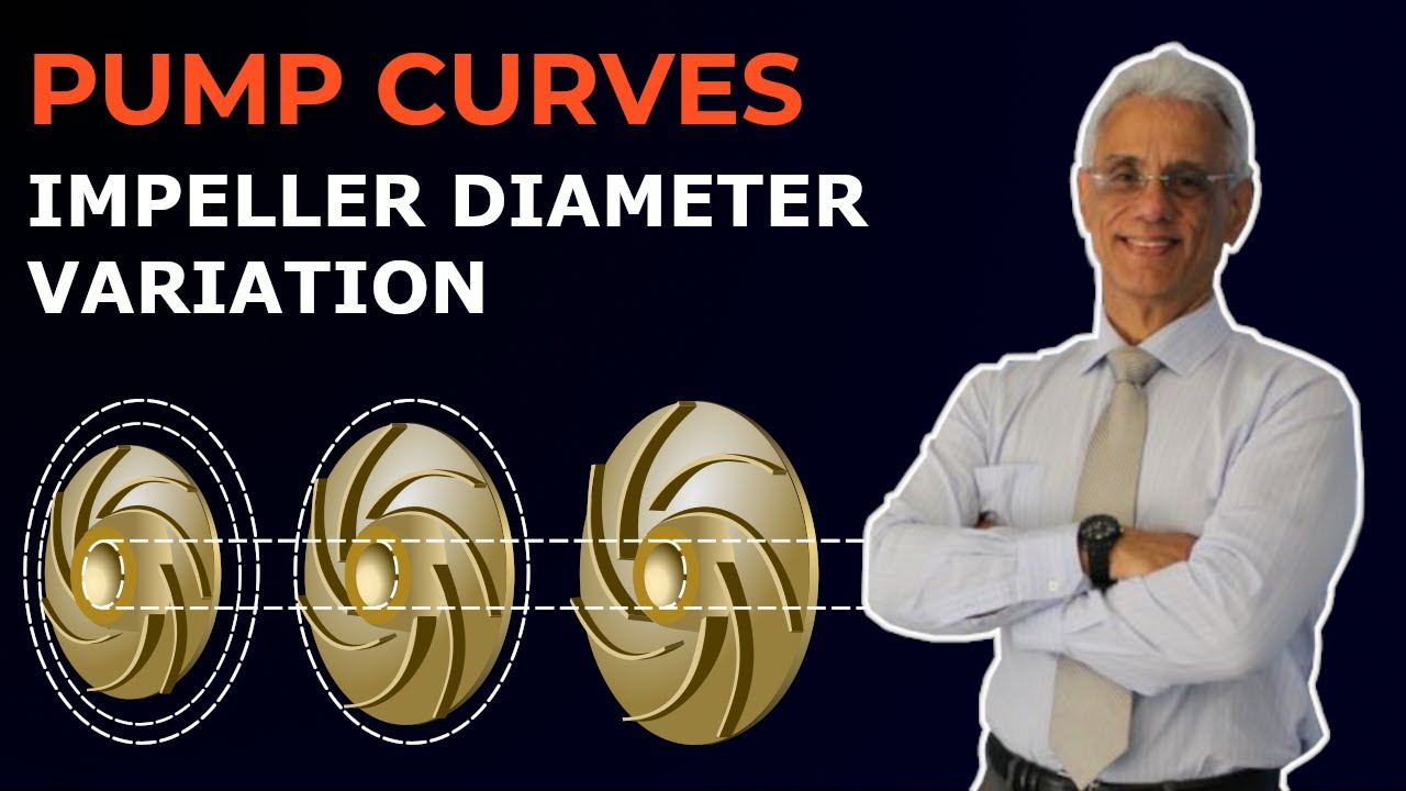 What effect does the impeller diameter have on the pump flow?