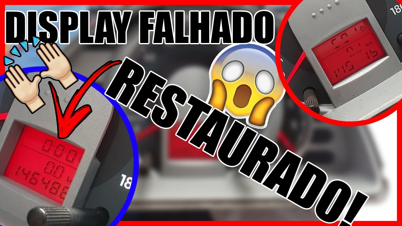 Restauração Display Falhado Painel Gol G4 & Fox #8