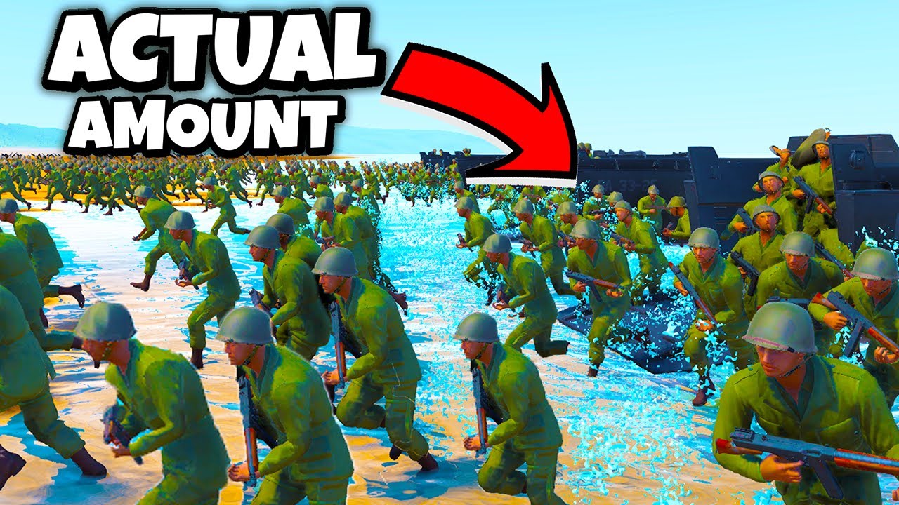 HOW MANY AMERICANS ATTACKED OMAHA BEACH? EPIC D-DAY BATTLE | UEBS 2 | WIKI-WARS #1