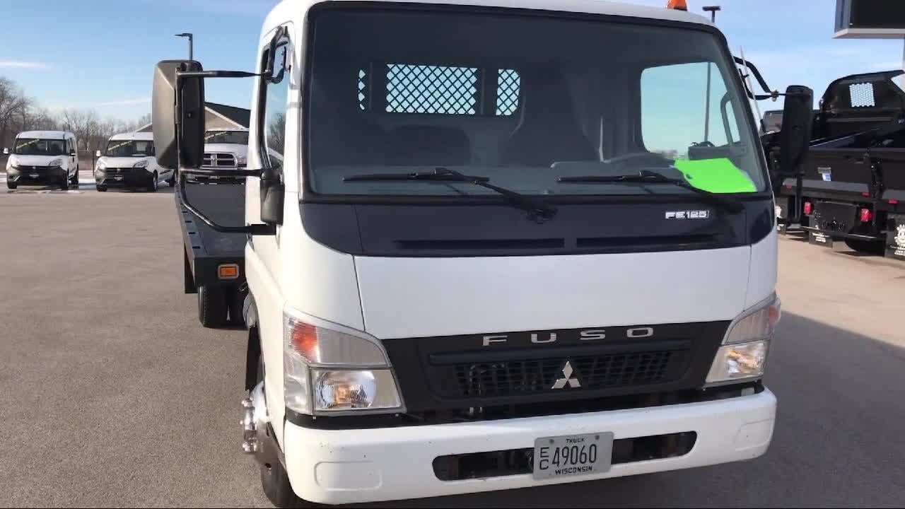 2008 Mitsubishi Fuso Fe125: Fe125-flatbed 16'3"x8'-diesel-two Door