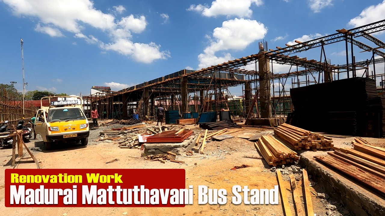 🔴 Madurai Mattuthavani Bus Stand | Renovation Work
