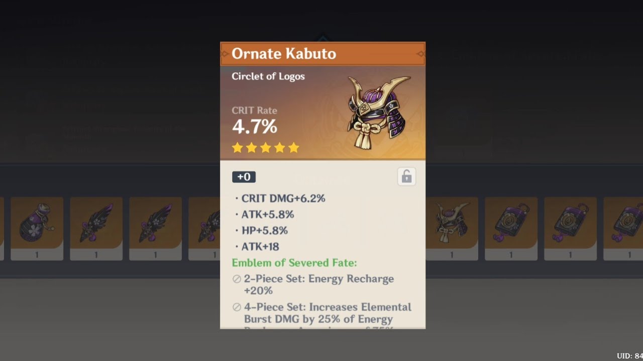 Genshin impact opening strongbox for tenacity and emblem Artifacts