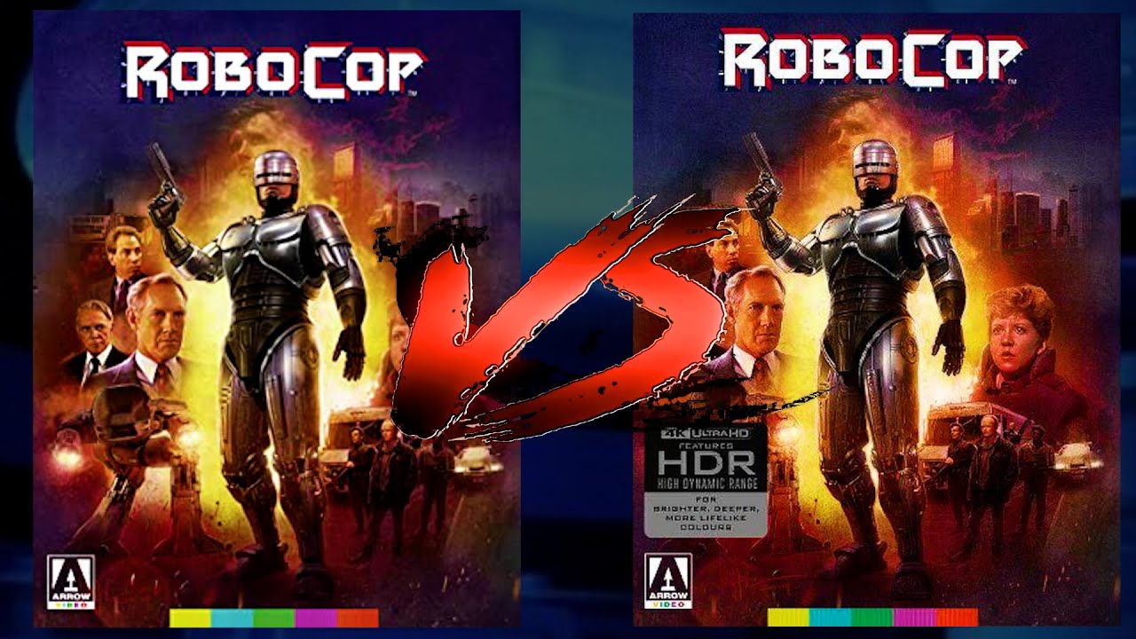 ROBOCOP 4KUHD VS BLURAY SIDE BY SIDE COMPARISON