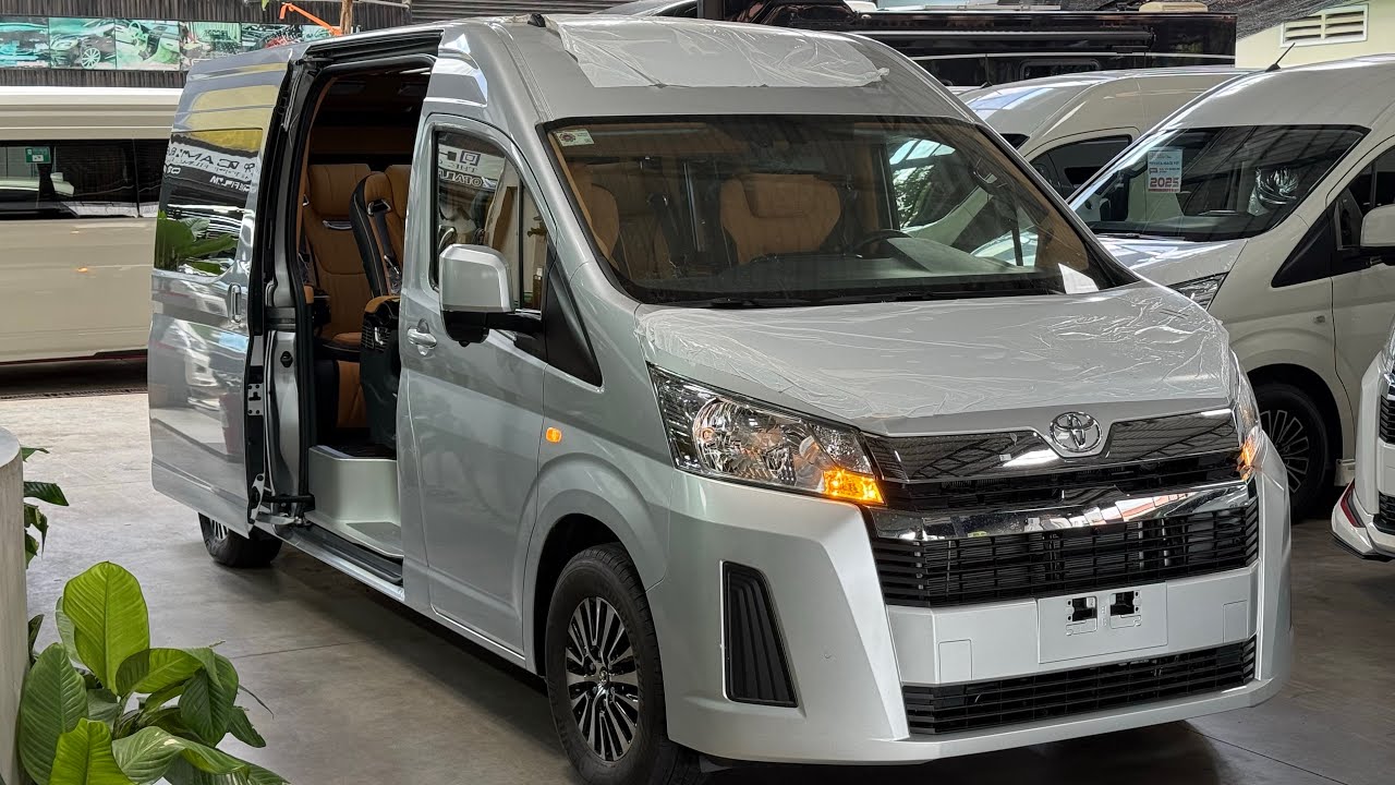 2025 Toyota Hiace VIP Luxury Van / interior Exterior Details (SILVER COLOR)