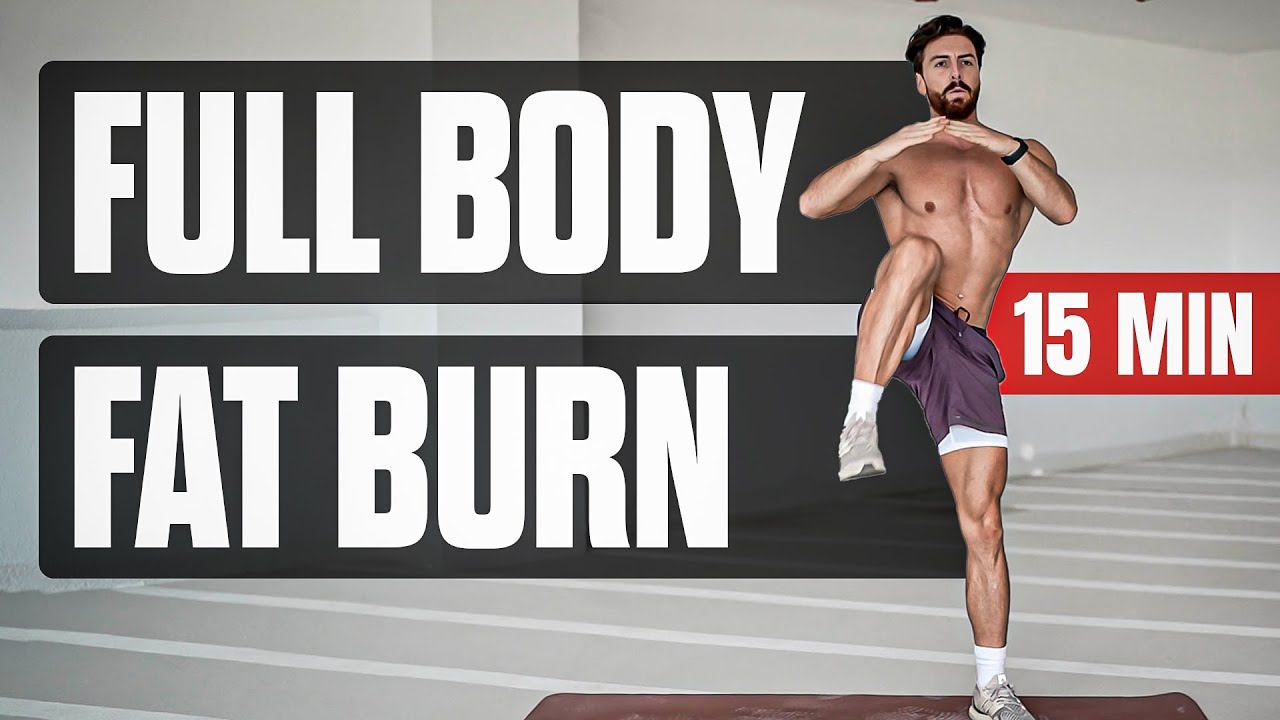 15 MIN FULL BODY FAT BURN WORKOUT | Rowan Row