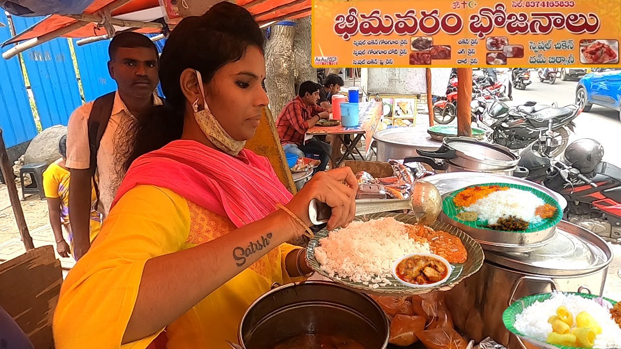 Mouth watering  Bhimavaram Bhojanalu @ Hyderabad | indian Street Food | Amazing Food Zone