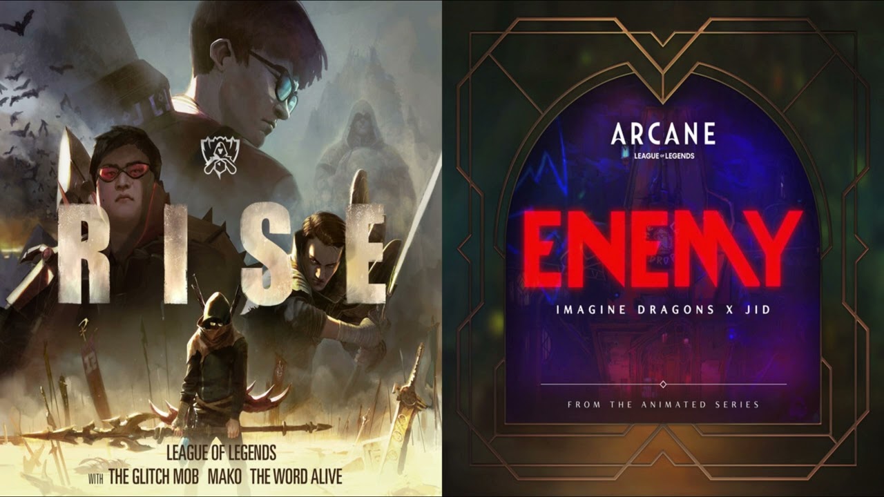Rise my Enemy (Mashup) (Lol Ft. The Glitch Mob, Mako, The Word Alive x Imagine Dragons & JID)