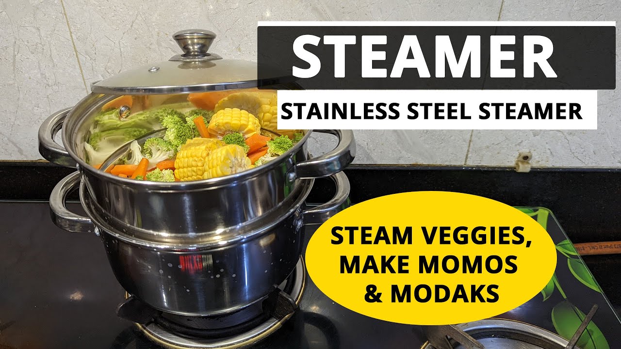 Stainless Steel Steamer | Solimo Brand Steel Steamer - Review & Demo