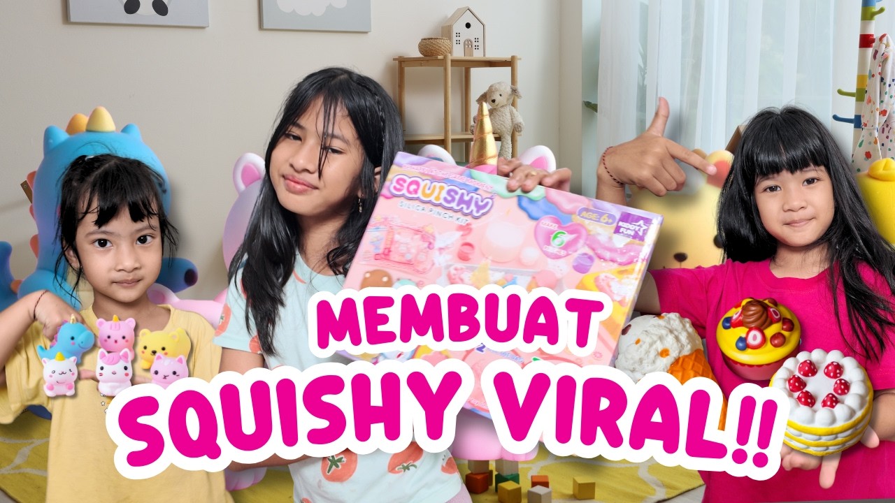 DIY SQUISHY DISTA BUAT SQUISHY VIRAL!! #viralvideo 
