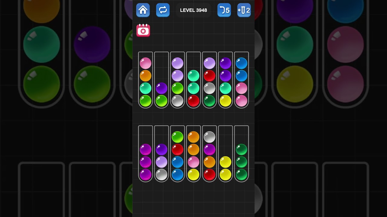 Ball Sort Puzzle by Guru Game: Levels 3946, 3947, 3948, 3949, 3950