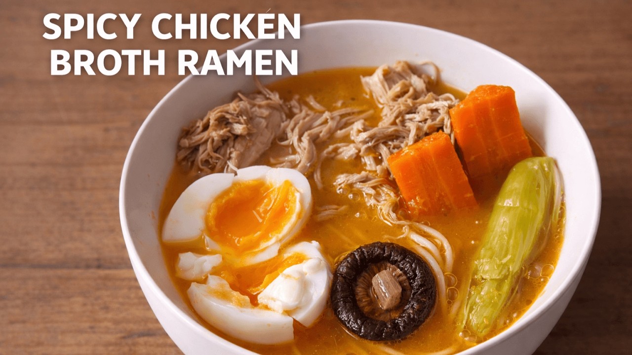 The Secret to a Great Spicy Chicken Broth Ramen