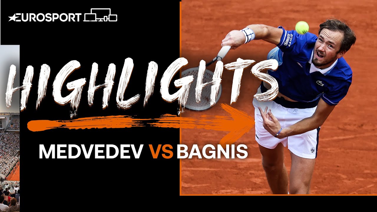 Daniil Medvedev eases past Facundo Bagnis into Round 2 | 2022 Roland Garros | Eurosport Tennis