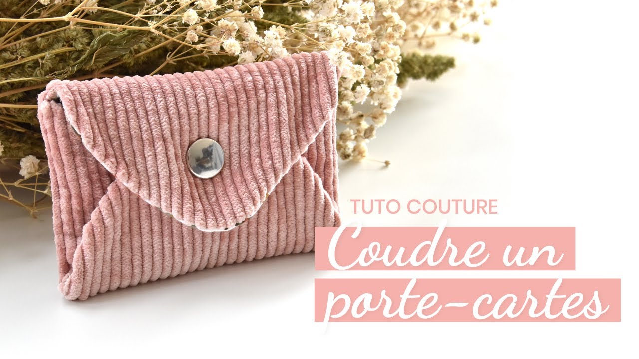 Tuto couture : coudre un porte-cartes aussi beau que pratique ! 😍