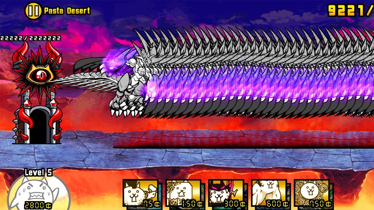 The Battle Cats - Spam Awakened Bahamut Cat! (ENEMY)