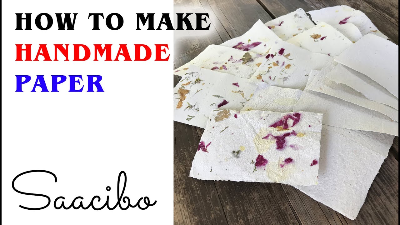 How To Make Handmade Paper #handmadepaper