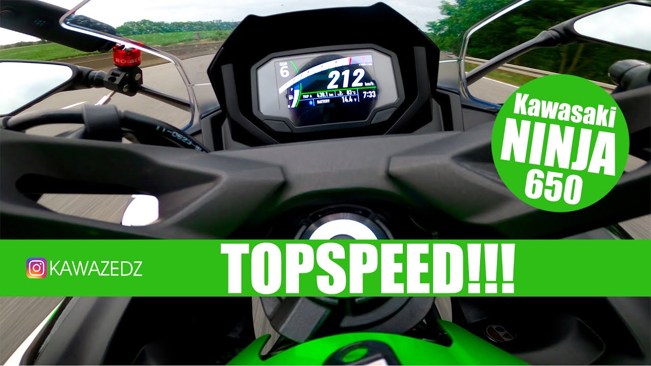 KAWASAKI Ninja 650 - TOP SPEED