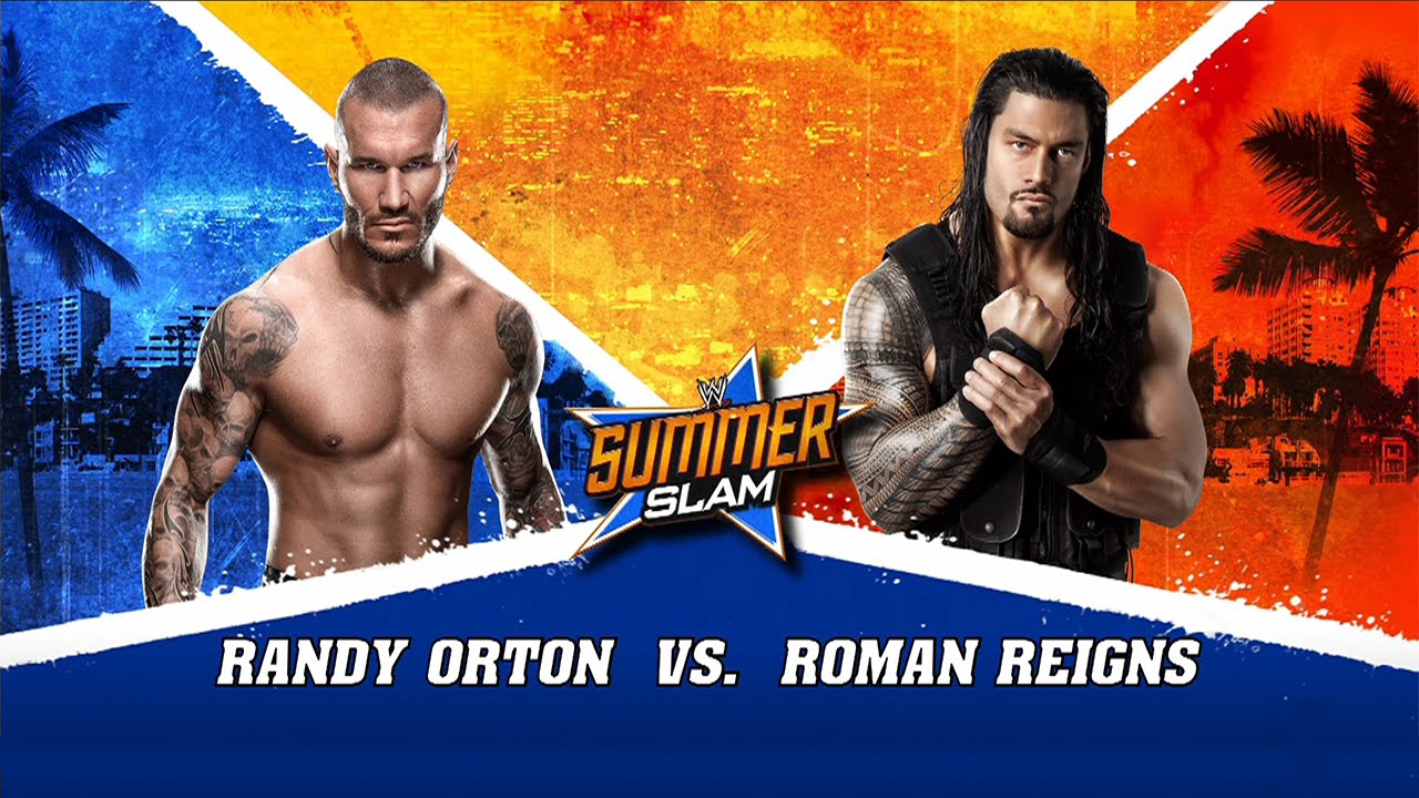 WWE 2K15 on PS4: Randy Orton vs Roman Reigns