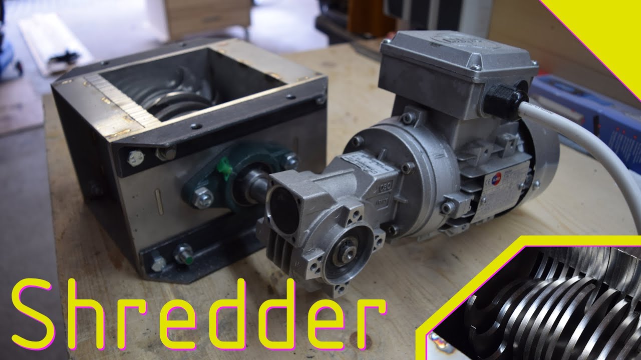 Shredding Machine - DIY Shred Machine for 3d printed parts | precious plastic | Part 1