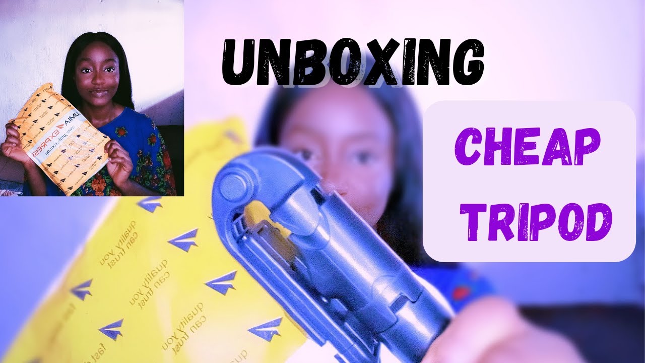 Cheap TRIPOD for YouTube videos 2022| unboxing selfie stick tripod from Jumia