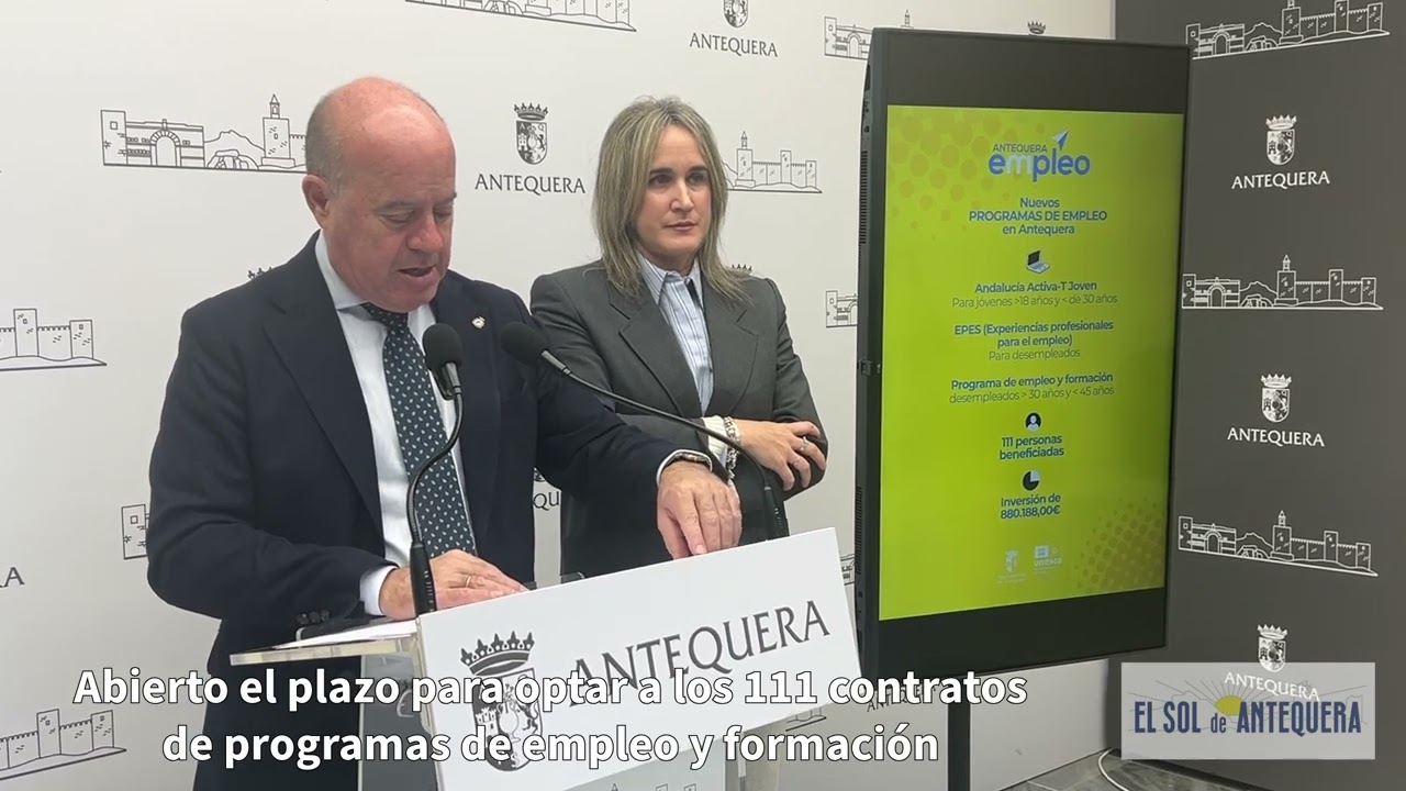 🟢 Planes de Empleo y Formación en Antequera