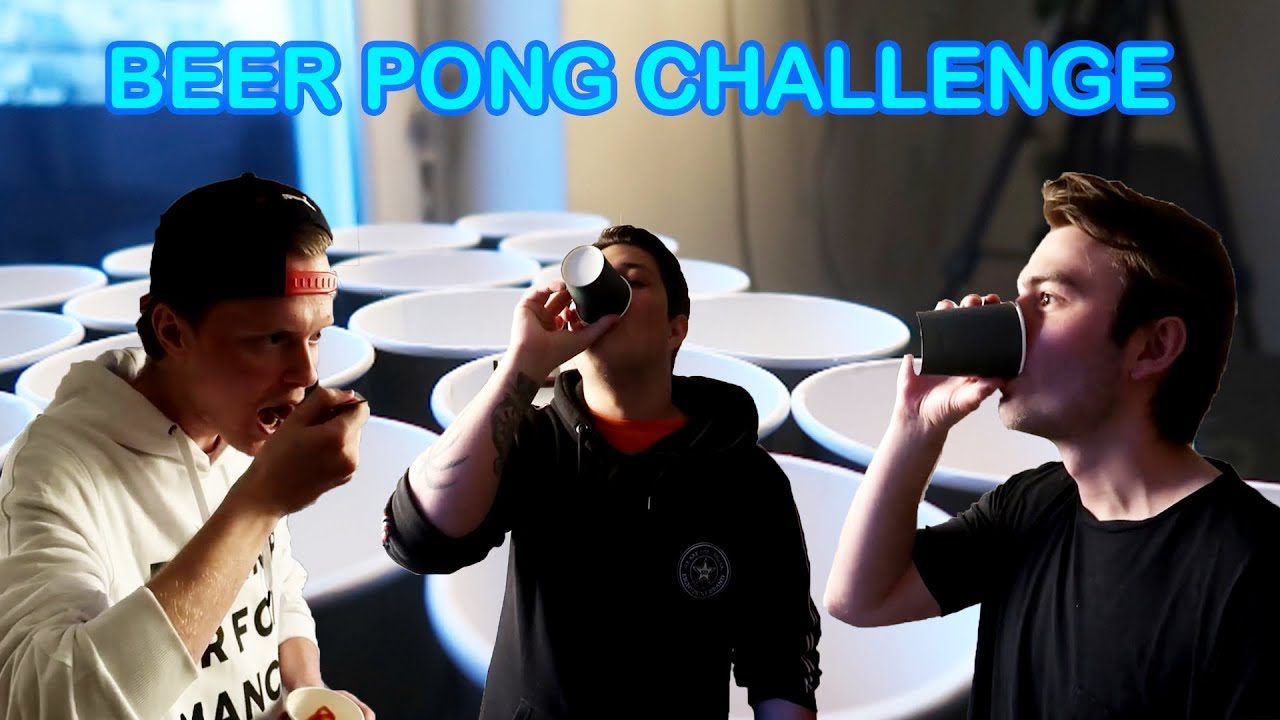 BEERPONG MED STRAFF! Vidriga drycker