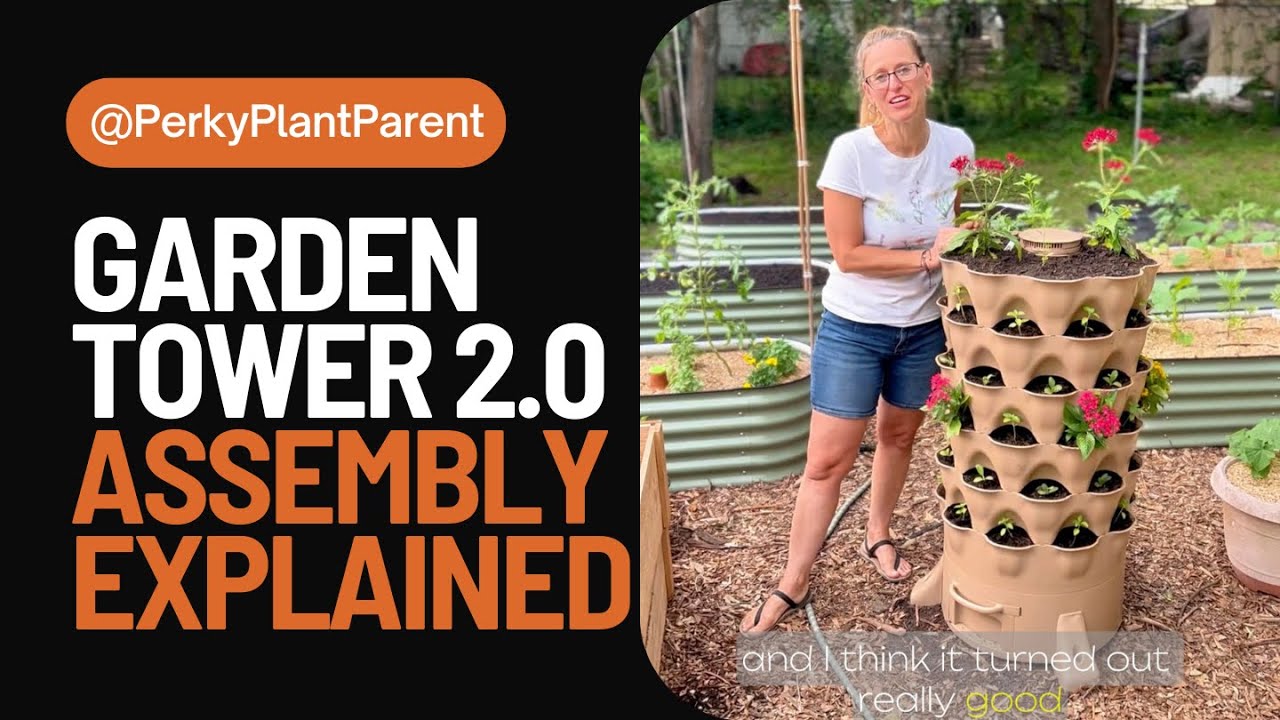 Garden Tower Project 2.0 is so cool! 😎🌱  Full Assembly and Explanation