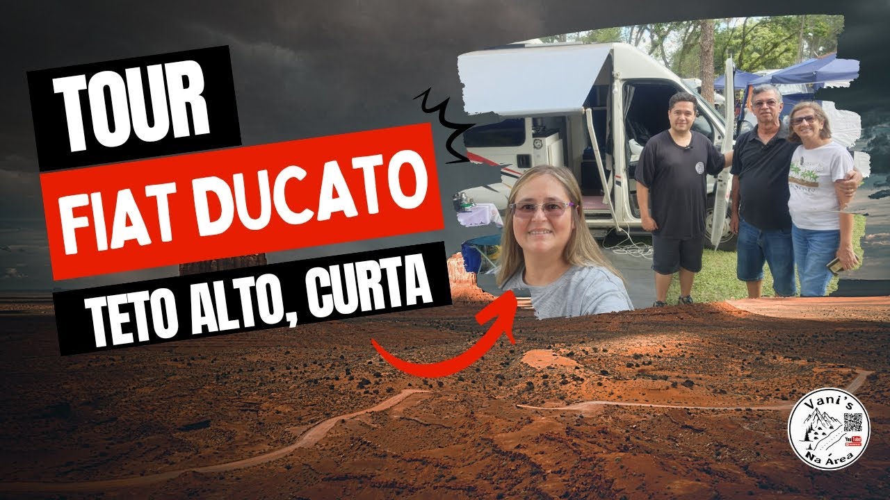 Tour Motorhome Fiat Ducato - Teto Alto e Curta