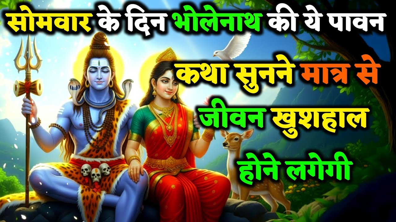 सोमवार को भगवान शिव की ये पावन कथा सुनली तो –जीवन की सारी गरीबी खुद ही मिट जाएंगे |Somvar Vrat Katha