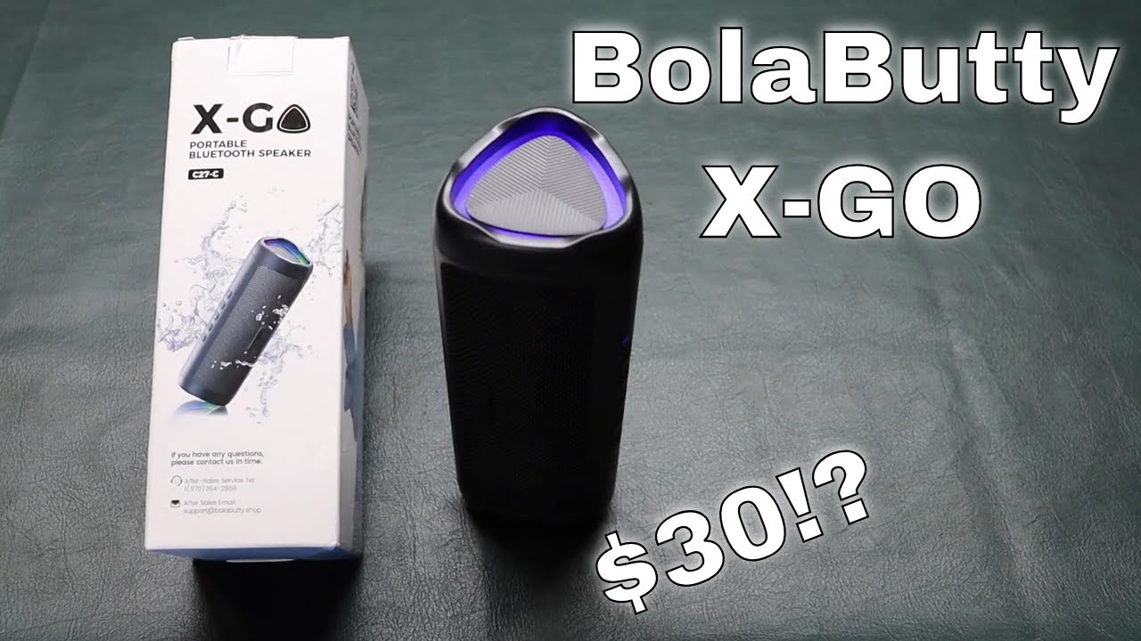 Портативная Bluetooth-колонка BolaButty X-GO: распаковка и обзор