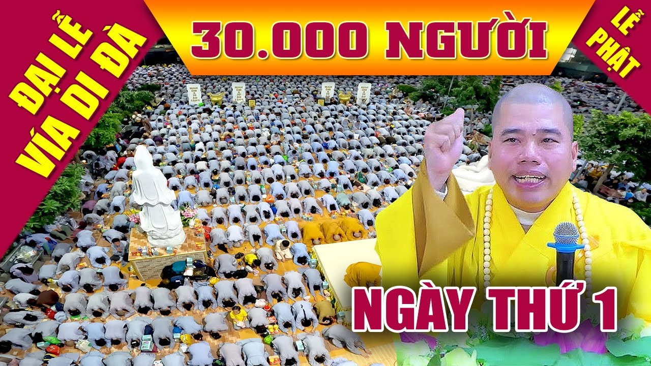 GẦN 30.000 NGƯỜI VỀ CHÙA ĐẠI TÒNG LÂM THAM GIA LỄ VÍA DI ĐÀ 2023 CÙNG THẦY THÍCH NHUẬN ĐỨC | FUTV72