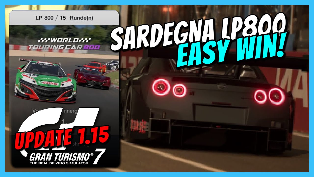 Gran Turismo 7 | EASY Sardegna LP800 GT-R Nismo GT500 Gr.2 Setup
