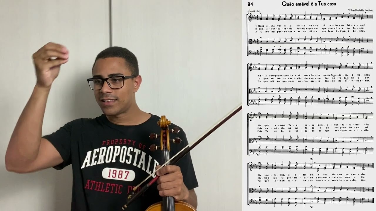 Articulação e aproveitamento de ARCO - HINO 84 na VIOLA