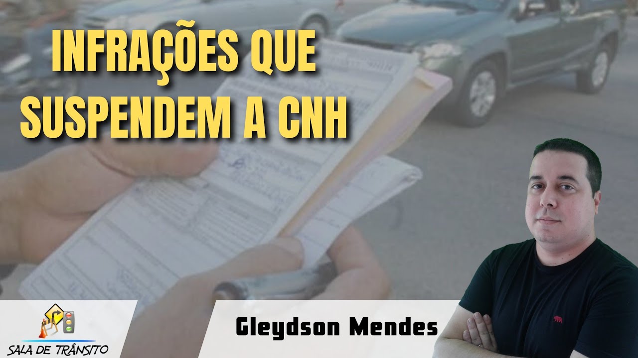 Infrações que suspendem a CNH