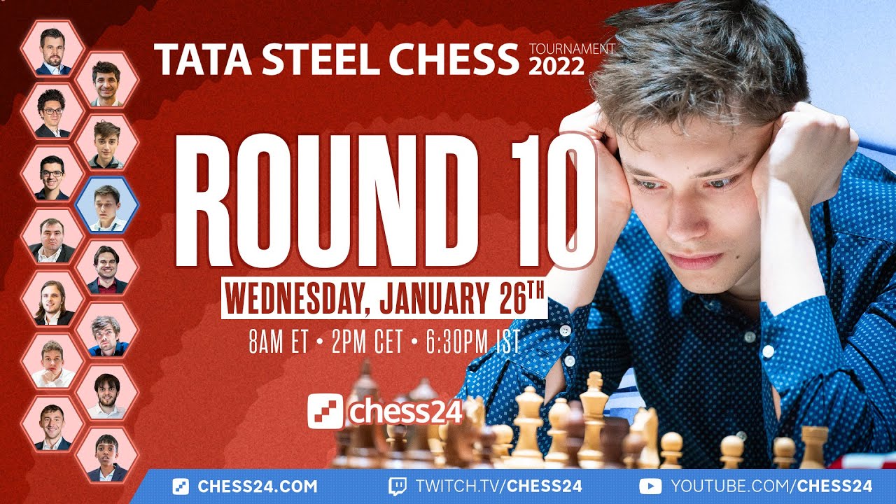 Tata Steel Chess 2022 | Round 10 | Jan Gustafsson & Peter Svidler