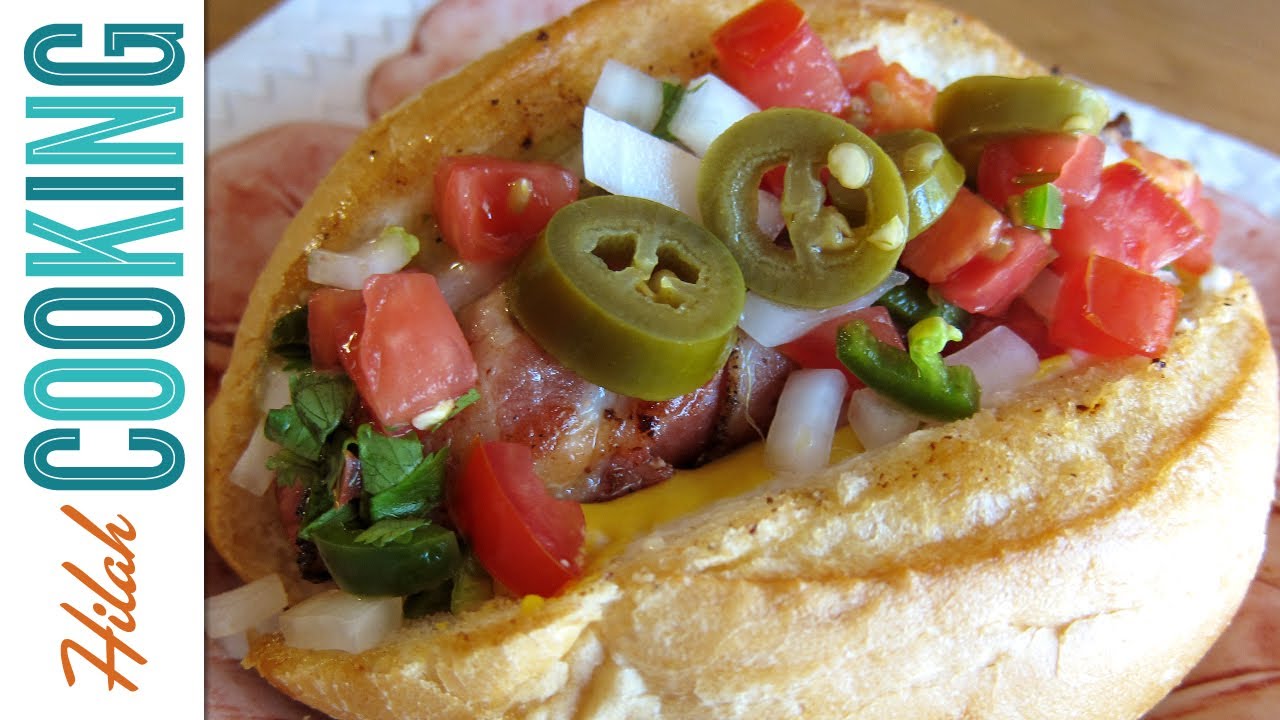 How to Make Sonoran Hot Dogs - Mexican Hot Dogs | Hilah Cooking