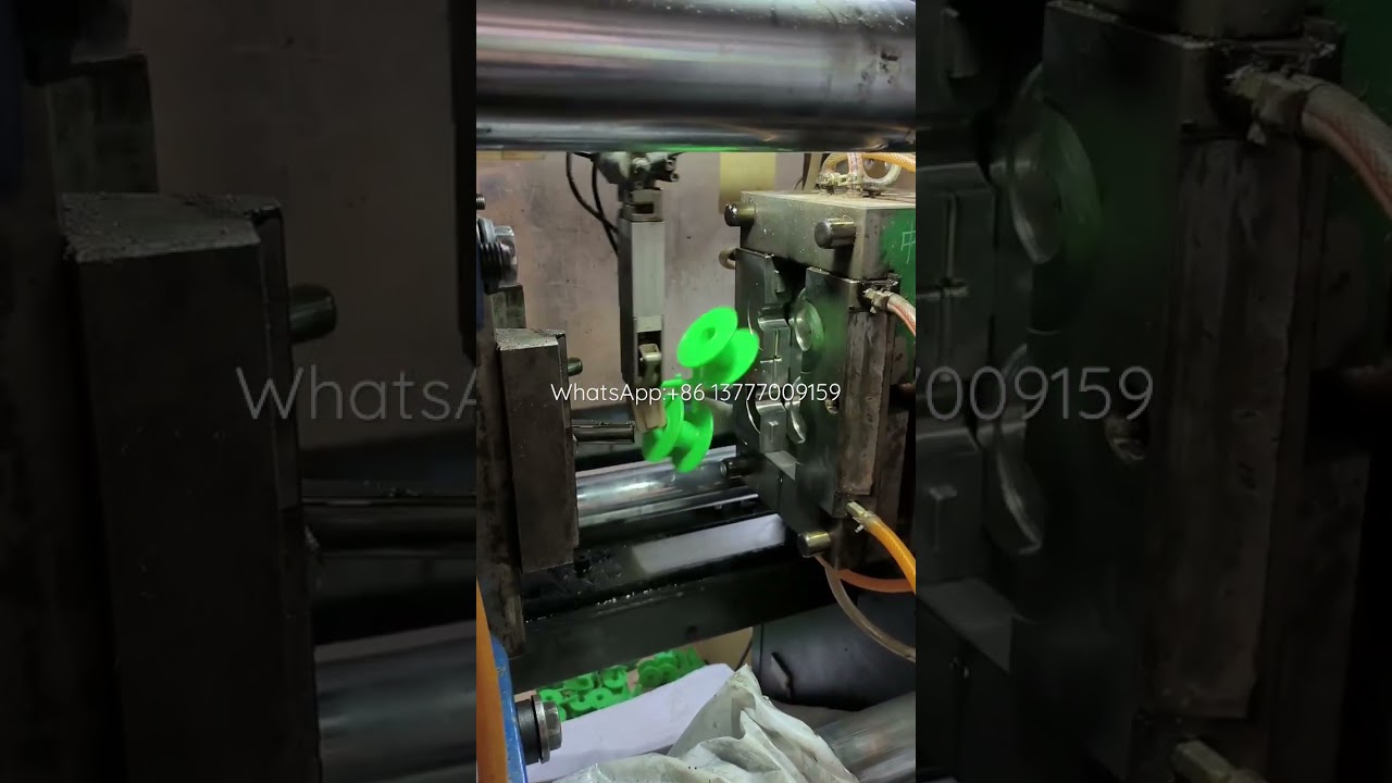 Green small plastic wire tape spools #spool #reels #plastic #bobbin